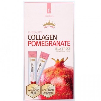 Jinskin K-Beauty Collagen Pomegranate - Коллаген с гиалуроновой кислотой и гранатом